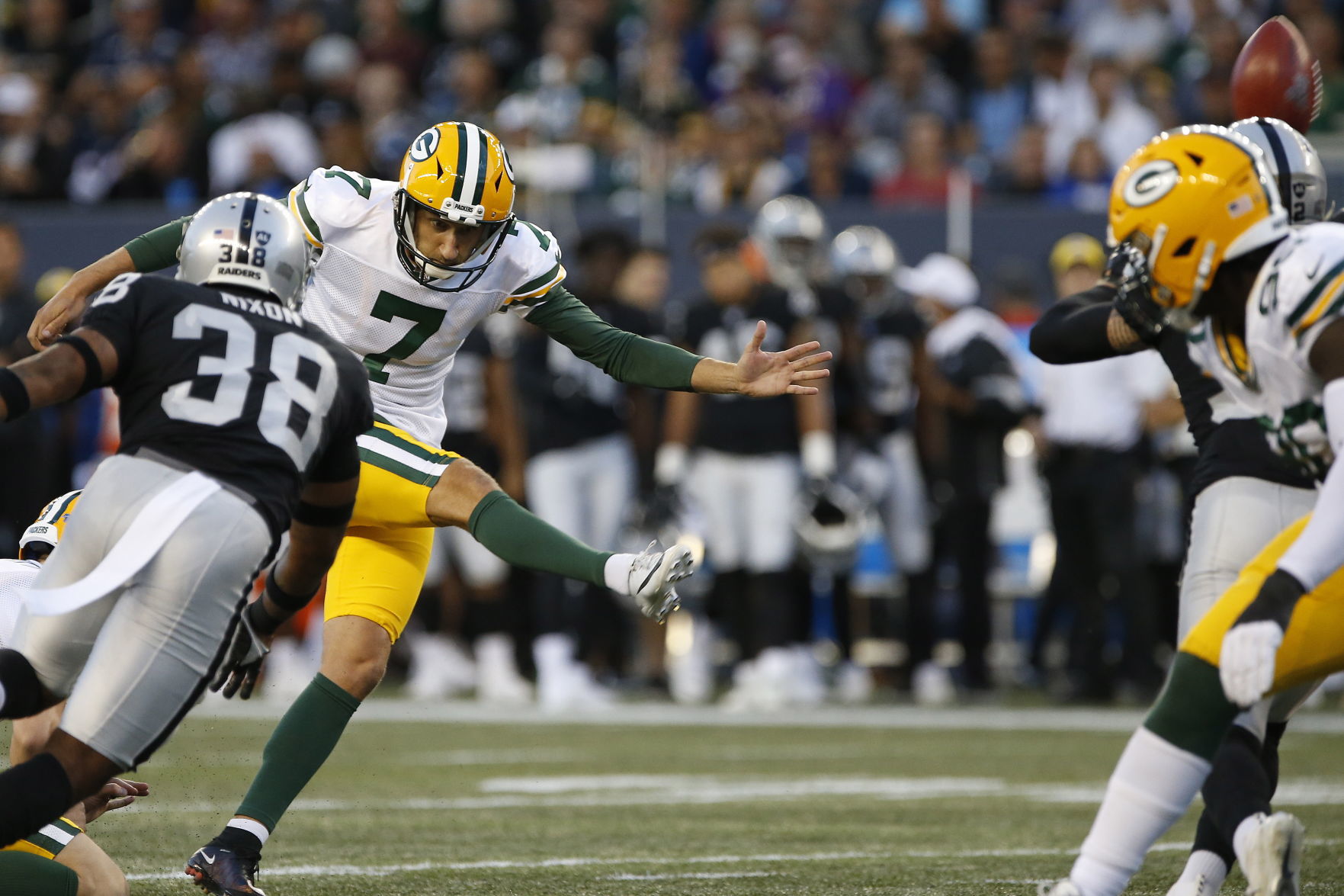 Raiders 22, Packers 21
